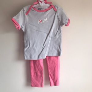 NWOT Baby Girl Two Piece Set